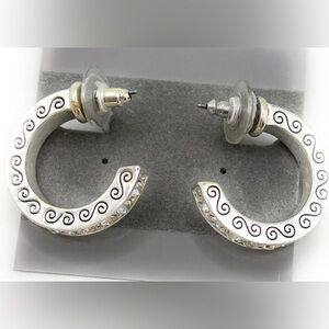 Brighton Zirconia Hoop Post Earrings - 5527